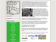Tablet Screenshot of fam-org-pater.nl